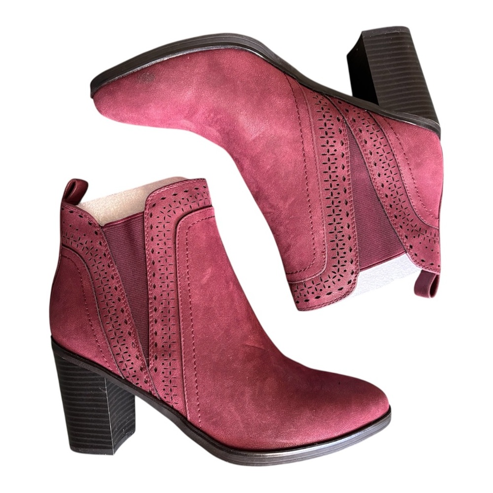 MIA | Sutton Bootie | Burgundy - Picture 3 of 5